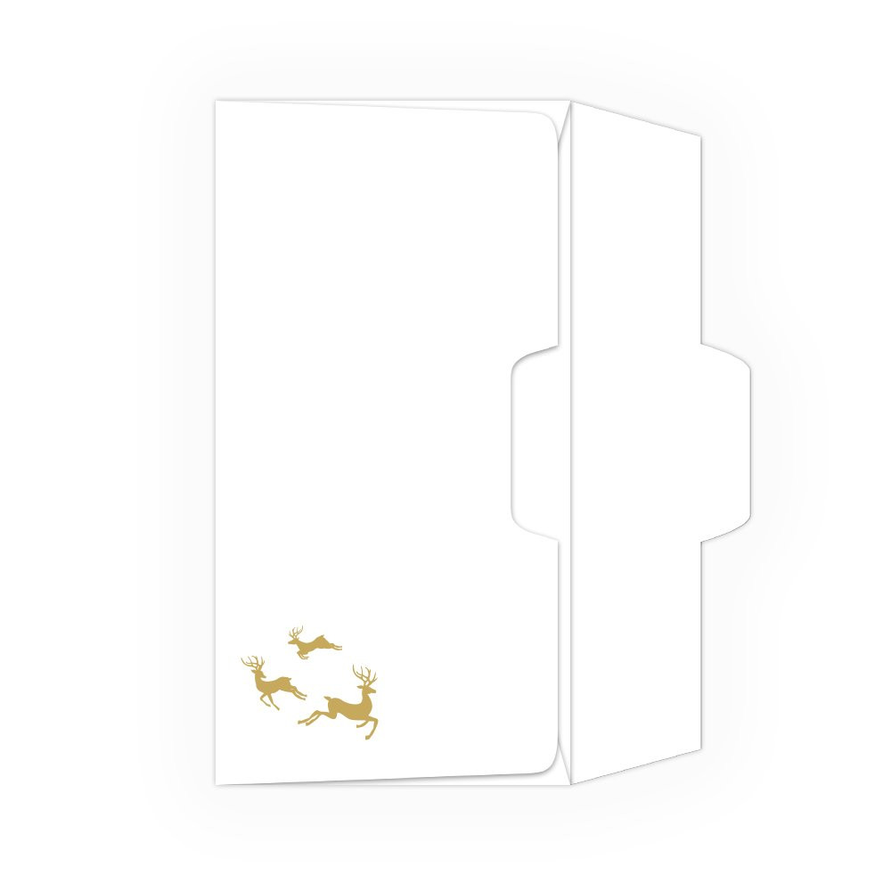 2 Color Pre-Designed Have Yourself A Merry Little Christmas side open drive thru money envelopes 