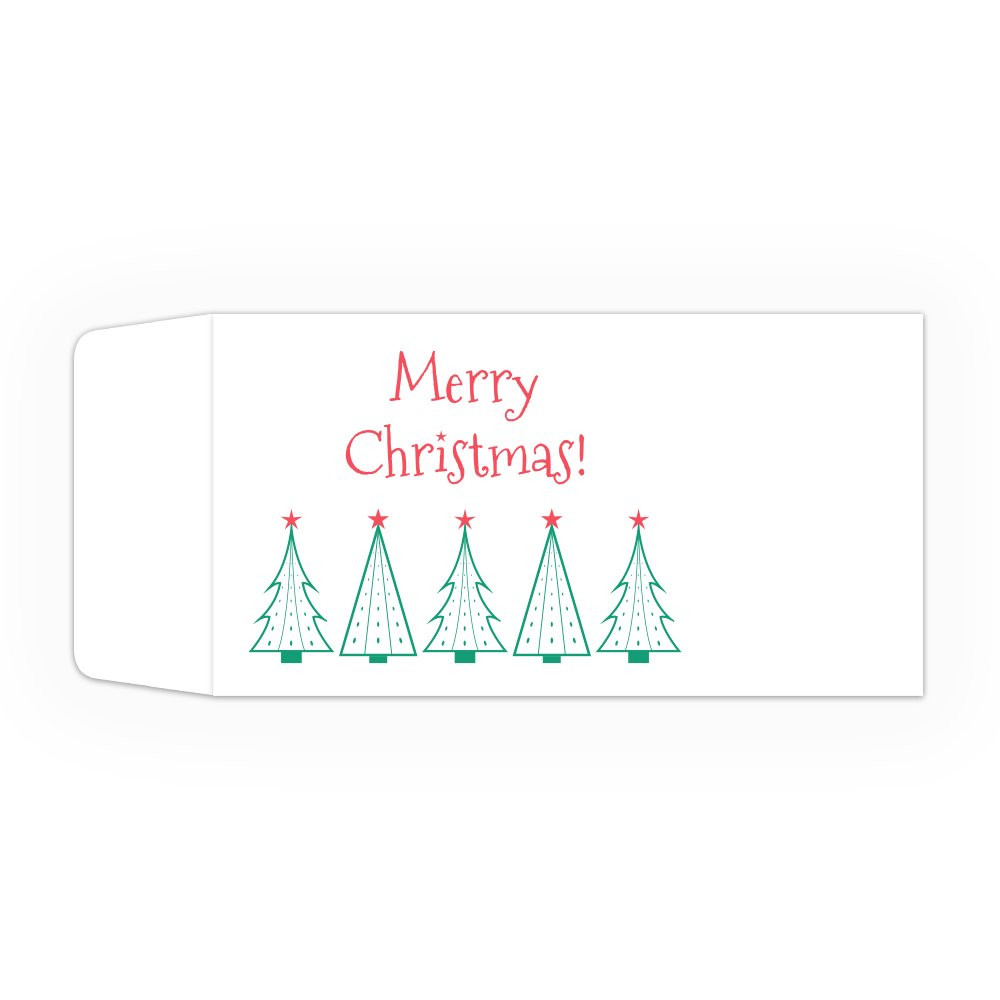 2 Color Pre-Designed coin style bank envelopes