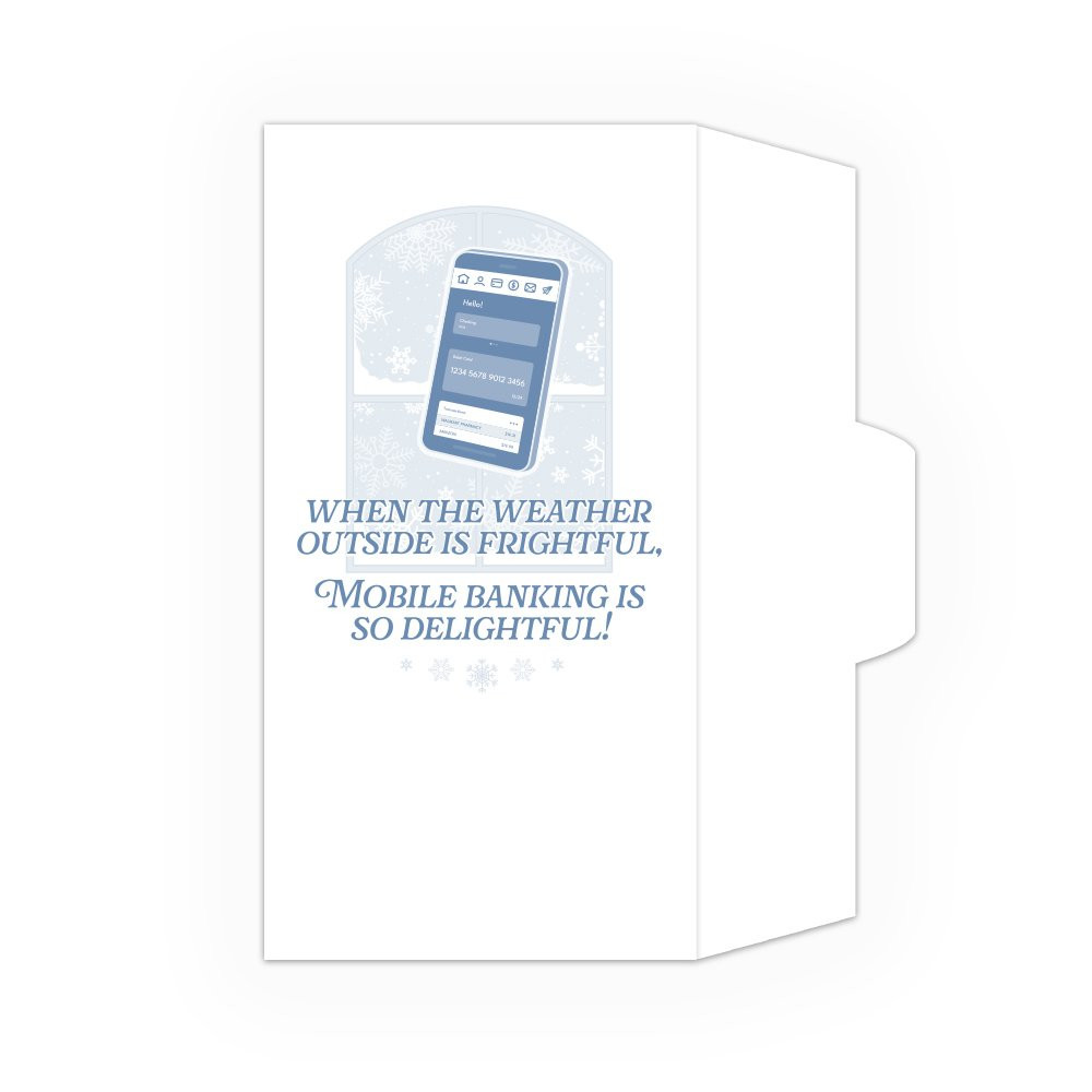 1 Color Pre-Designed Side open Drive thru money envelopes 