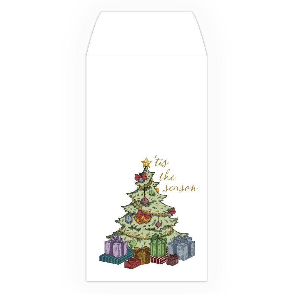 Full Color Pre-Designed Drive Up Envelope - 'Tis The Season