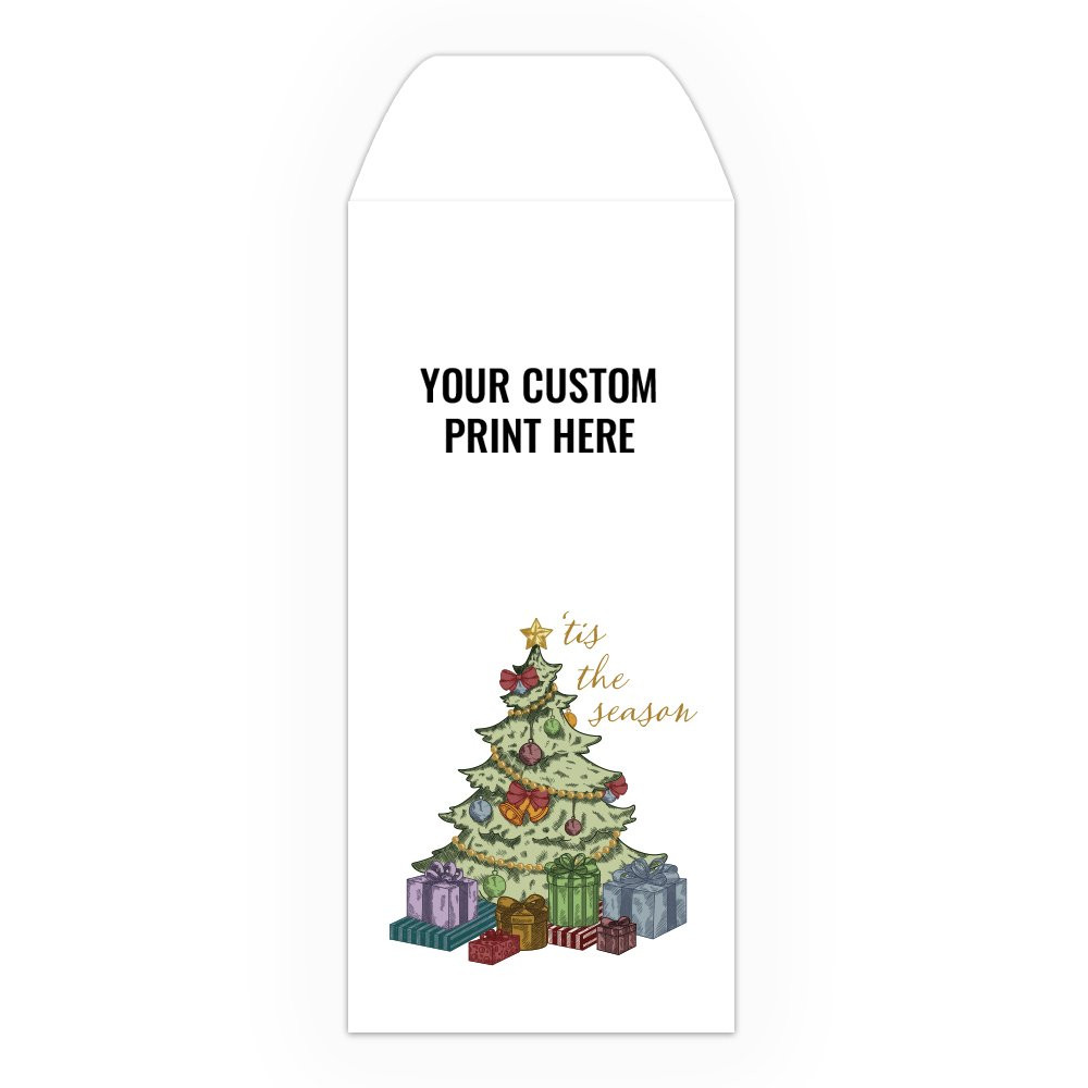 Full Color Pre-Designed Drive Up Envelope - 'Tis The Season - customized 