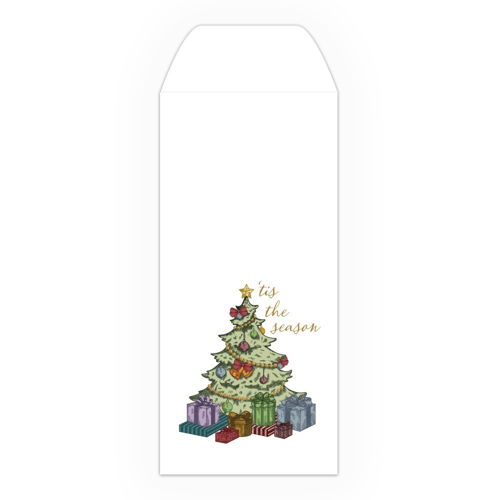 Full Color Pre-Designed Drive Up Envelope - 'Tis The Season