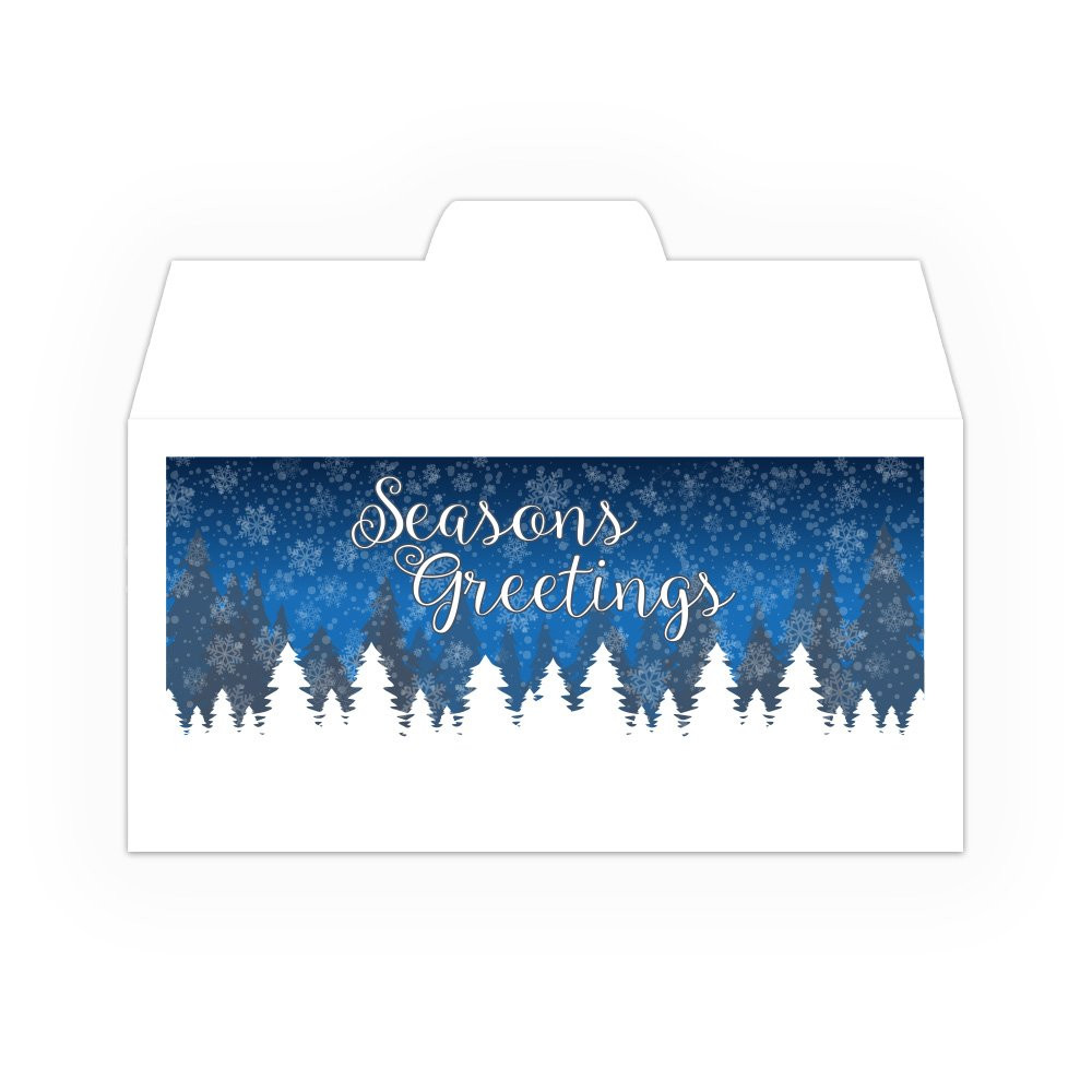 2C Predesigned Holiday DUE - Seasons Greetings|Open Side