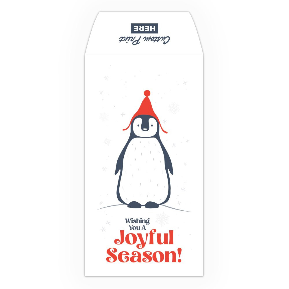 Joyful Season - 2 Color Pre-Designed Drive Up Envelope - wide