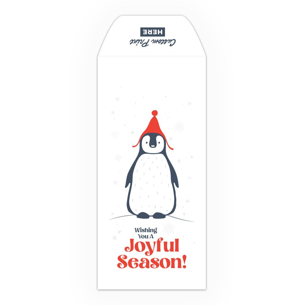 Joyful Season - 2 Color Pre-Designed Drive Up Envelope - narrow