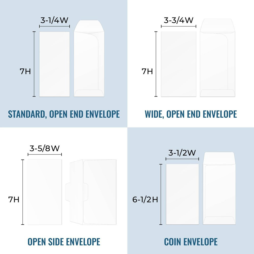Peace Love Joy - 2 Color Pre-Designed Drive Up Envelope - size  options