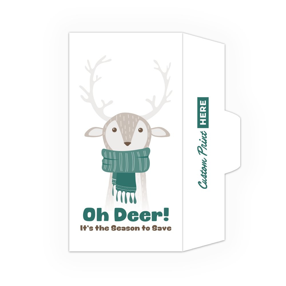 Season to Save - 2 Color Pre-Designed Drive Up Envelope - right open