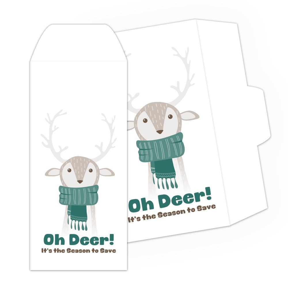 Season to Save - 2 Color Pre-Designed Drive Up Envelope 