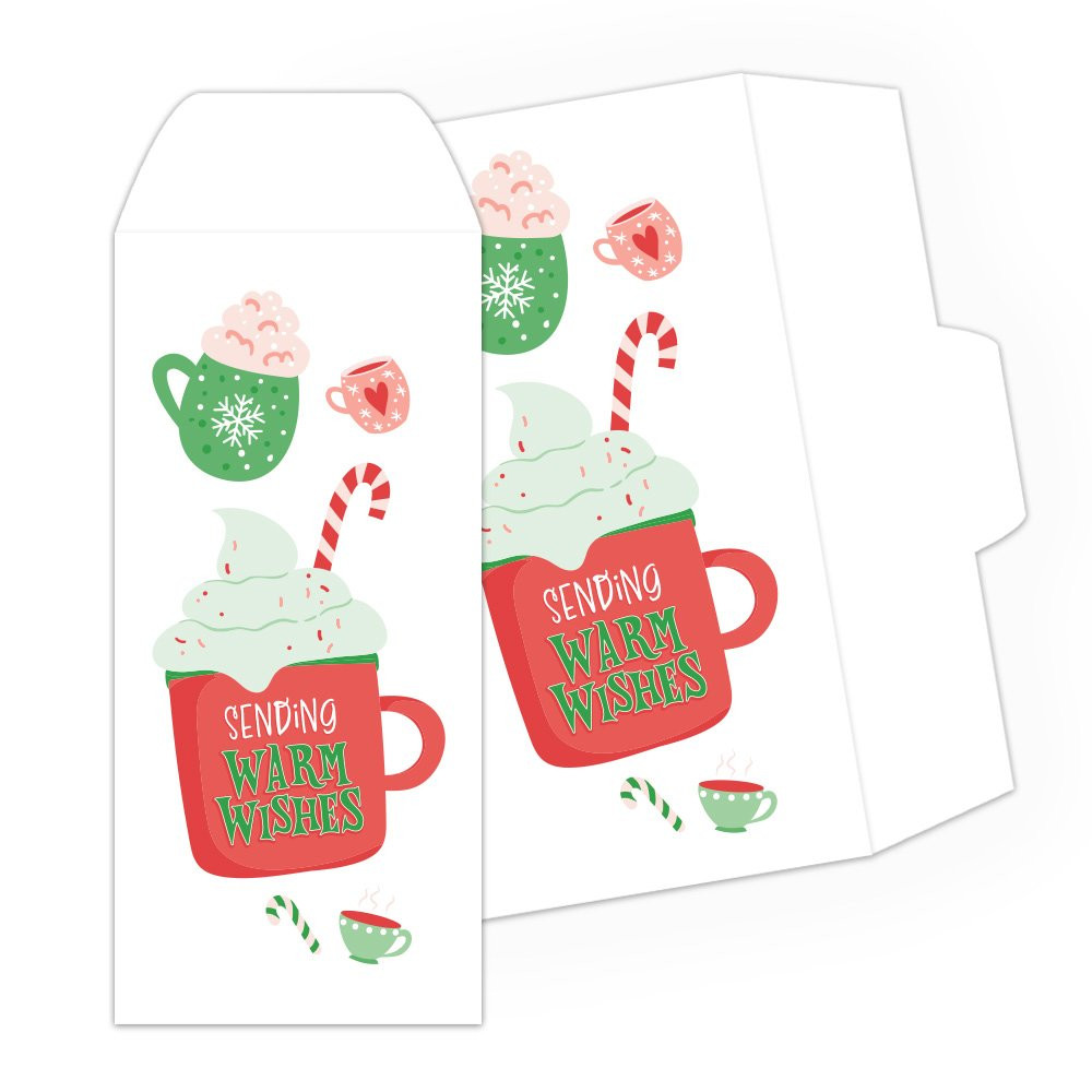 Sending Warm Wishes - 2 Color Pre-Designed Drive Up Envelope