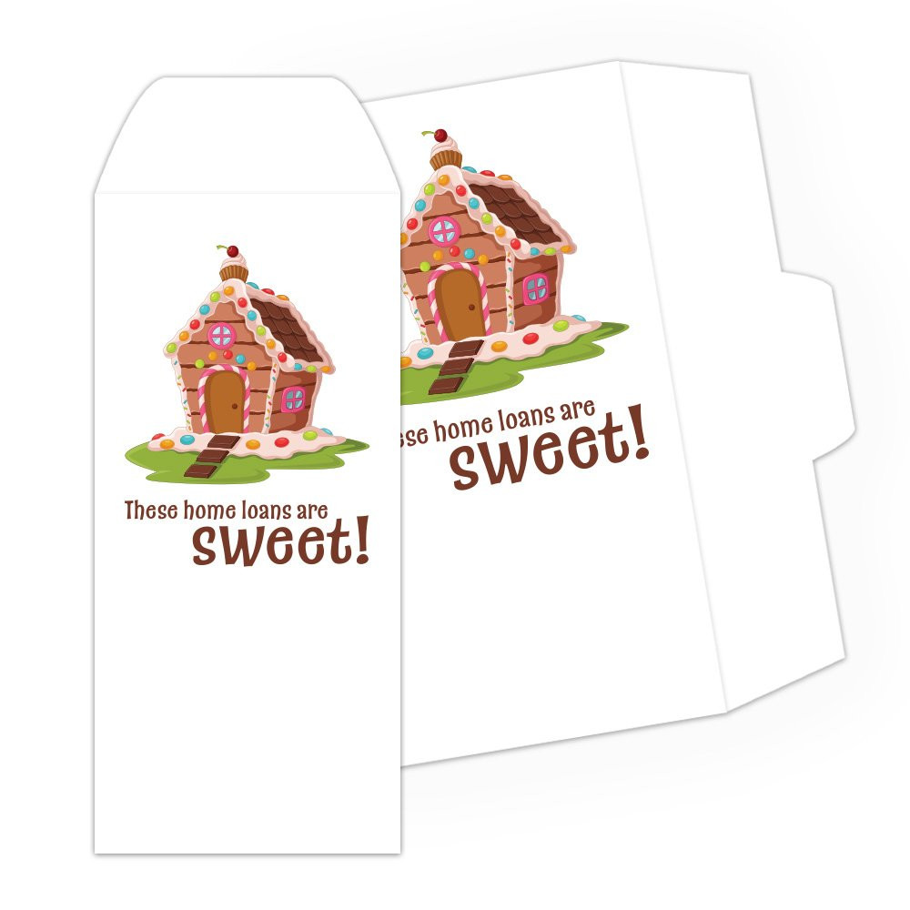 Gingerbread Home Loans - Full Color Pre-Designed Drive Up Envelope