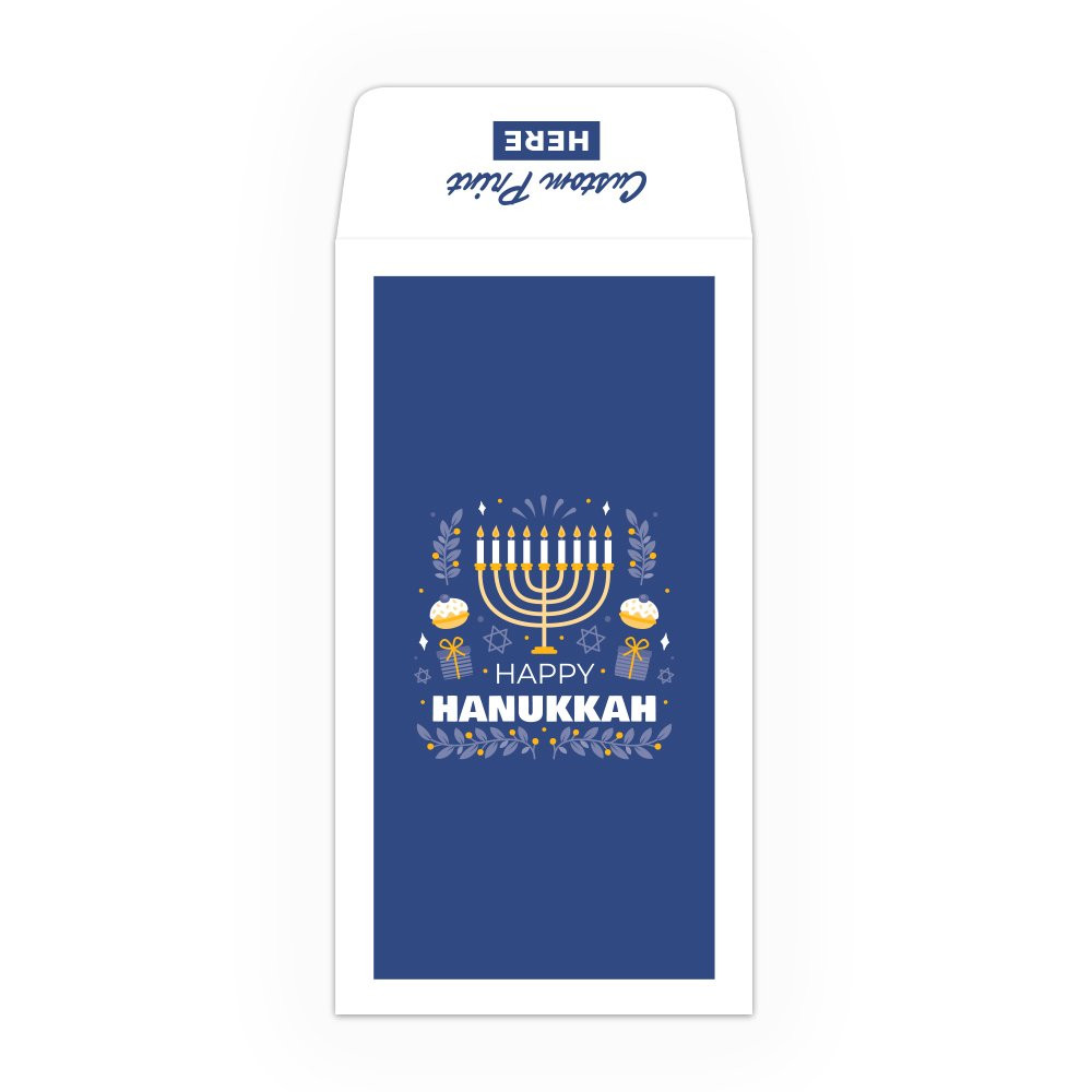 Drive Up Envelope - Happy Hanukkah - 2-Color Design options