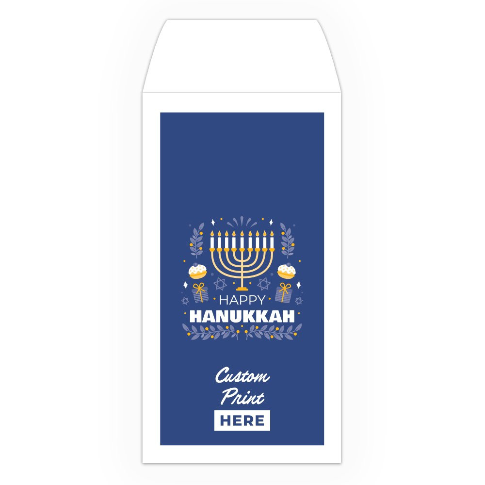 Drive Up Envelope - Happy Hanukkah - 2-Color Design options