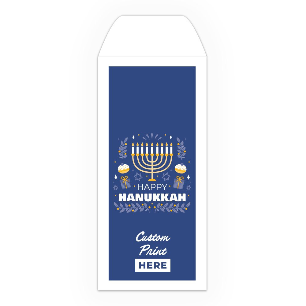 Drive Up Envelope - Happy Hanukkah - 2-Color Design options