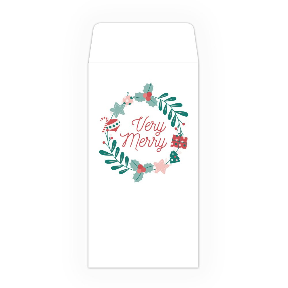 Drive Up Envelope - Very Merry - 2-Color Design options