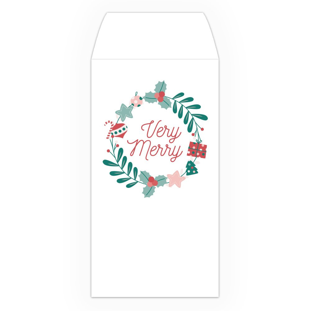 Drive Up Envelope - Very Merry - 2-Color Design options
