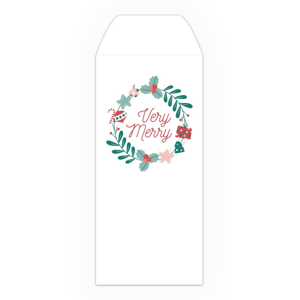 Drive Up Envelope - Very Merry - 2-Color Design options