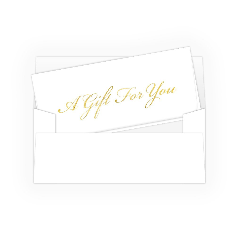 Graduation Gift Envelopes - A Gift for You - Gold Metallic - 250 inners/250 outers