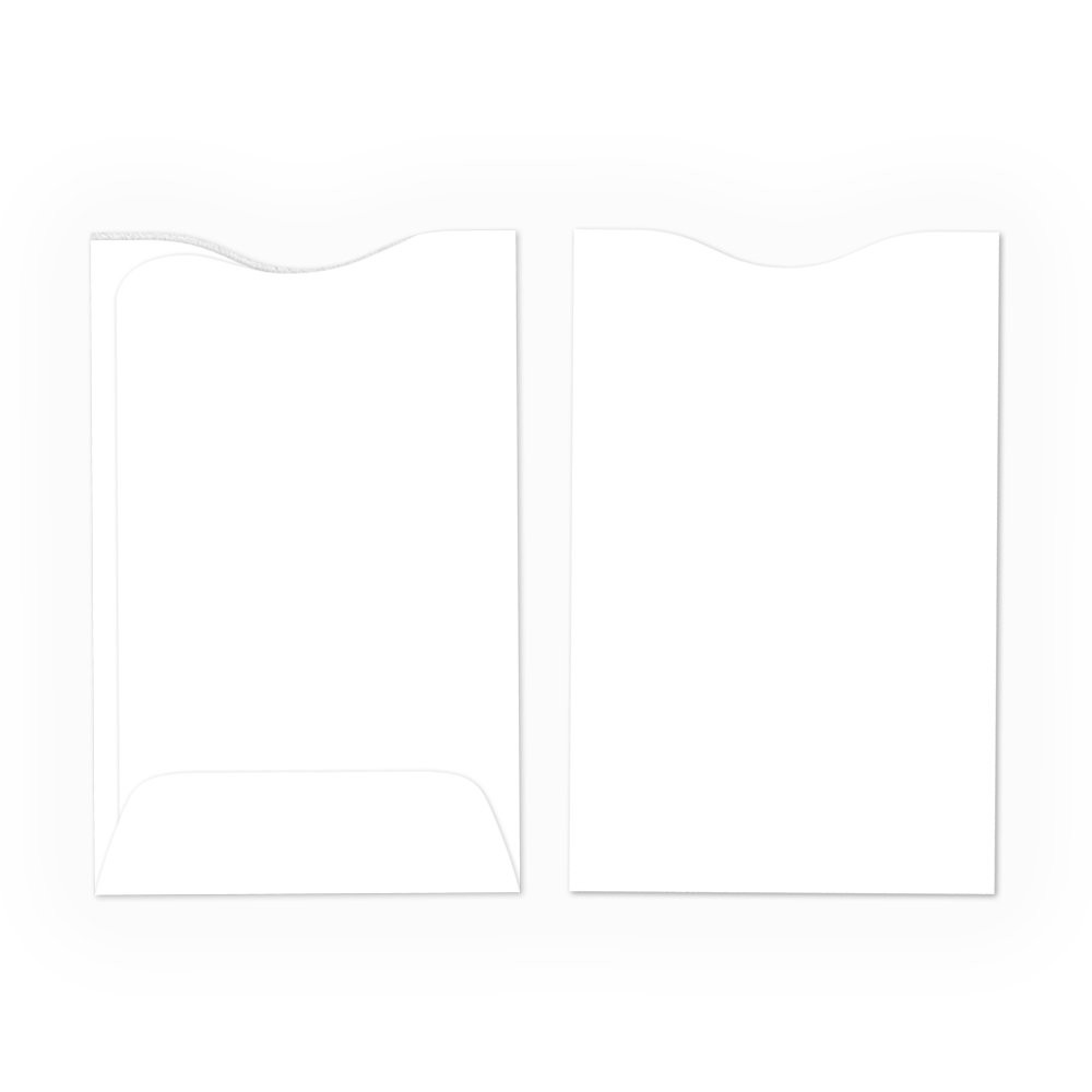RFID Blocking Card Sleeves w/1-Color Imprint On Front & Back - No Bleed - Box of 500 - back