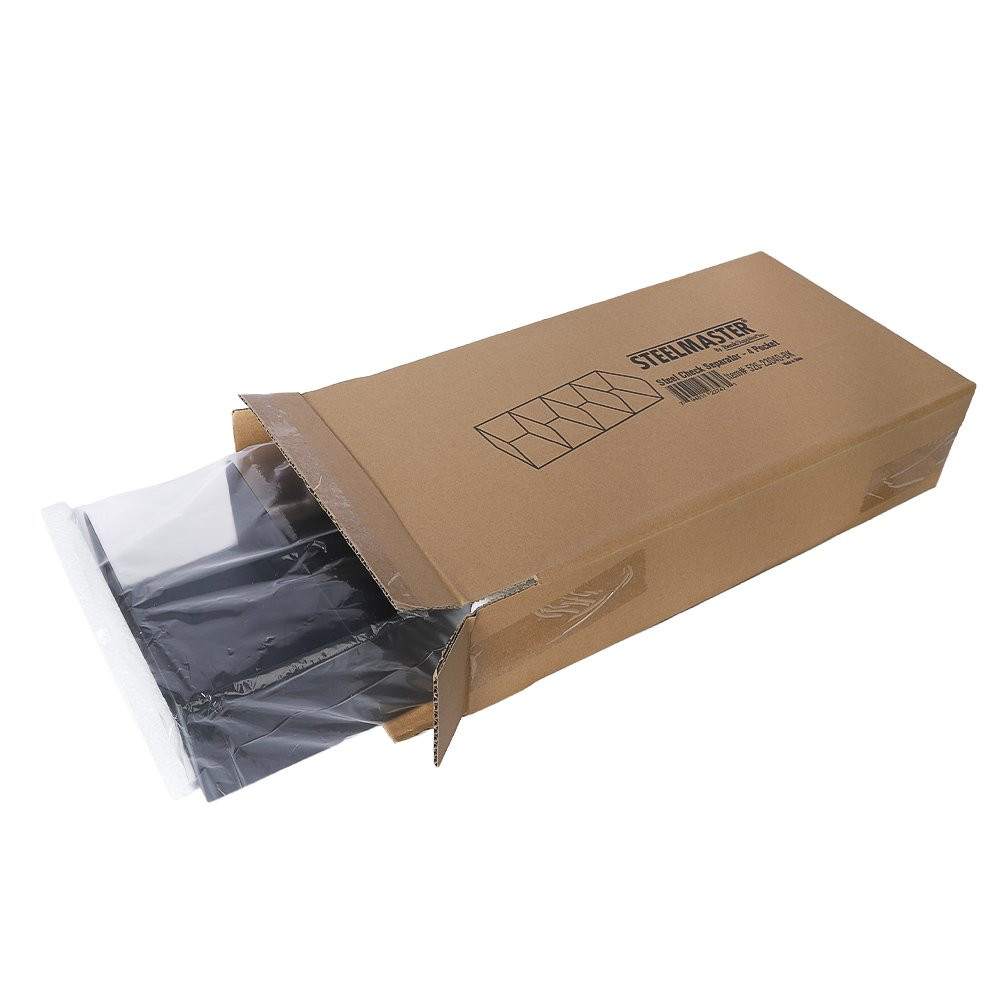 STEELMASTER® Check Separator - 4 Pocket - Black in box