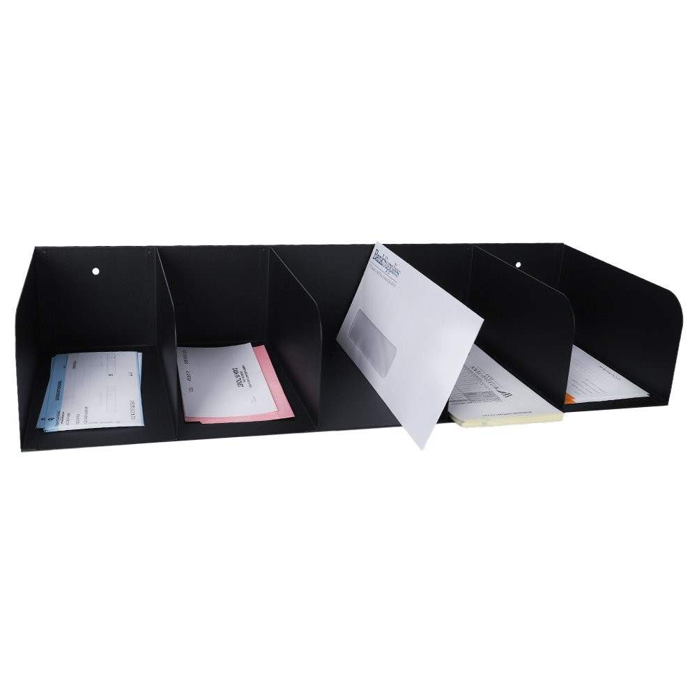 STEELMASTER® Check Separator - 5 Pocket - Black lifestyle