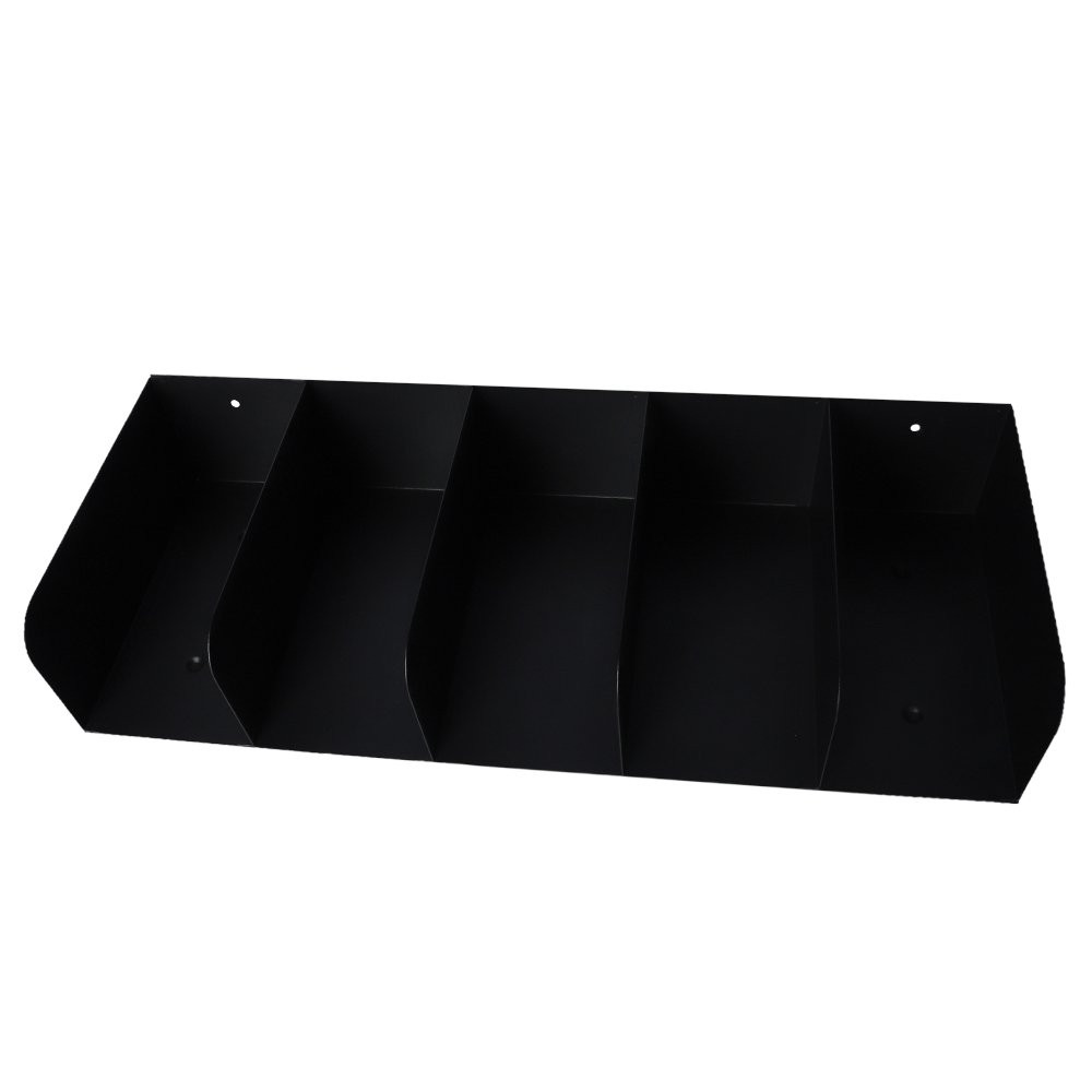 STEELMASTER® Check Separator - 5 Pocket - Black angled front