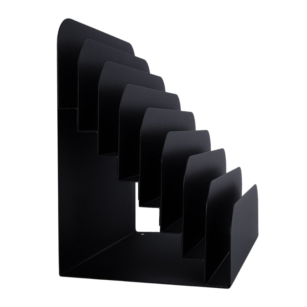 STEELMASTER® Cashier Pad Rack - 8 Slot File & Desk Organizer side view