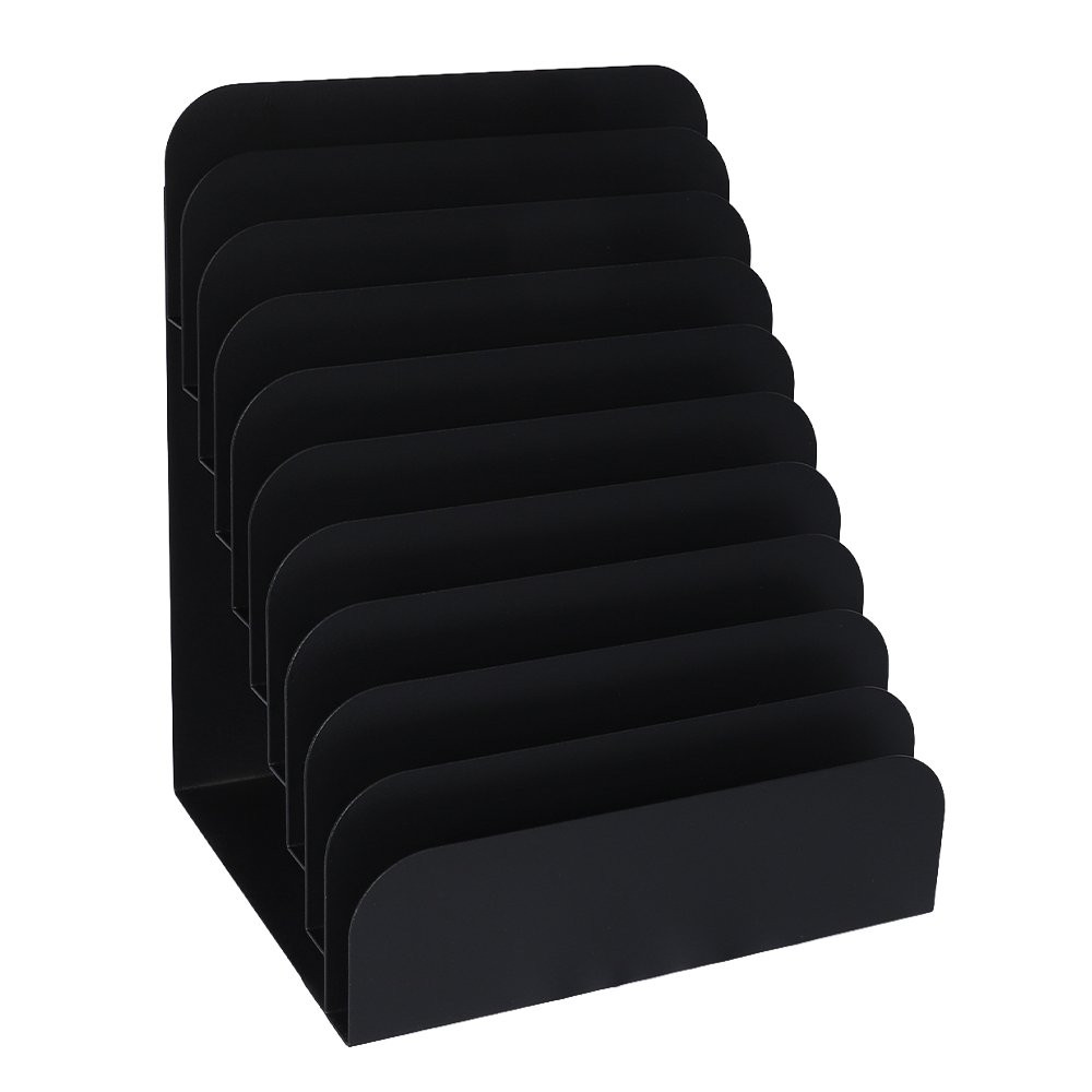 STEELMASTER® Cashier Pad Rack 10 Slot File & Desk Organizer front empty