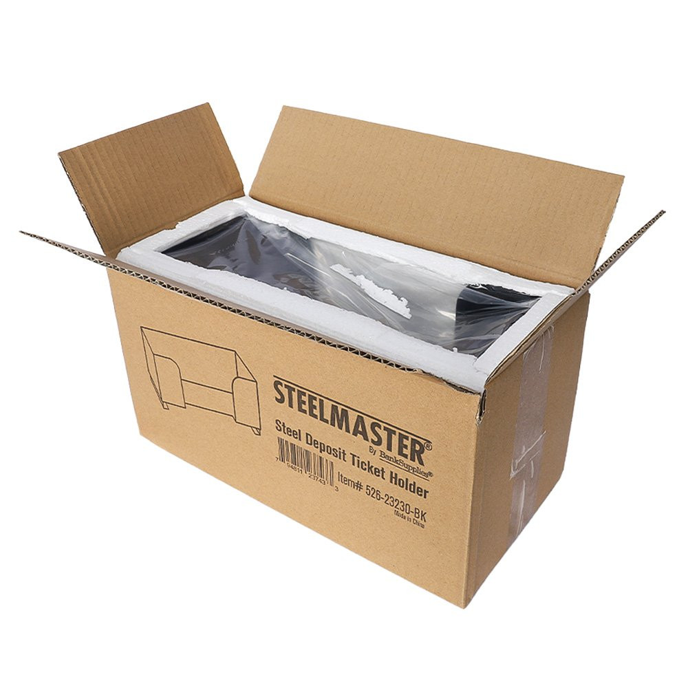 STEELMASTER® - Deposit Ticket Holder - Black in box