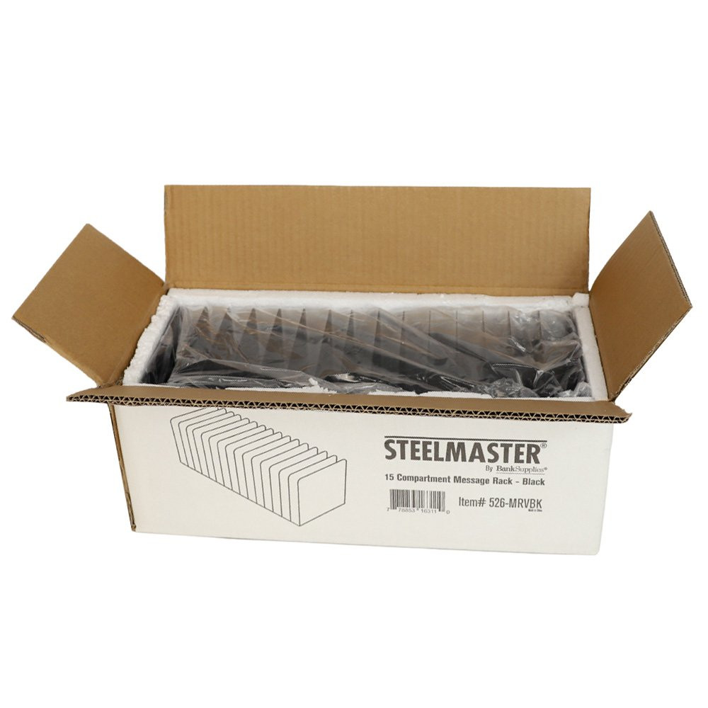STEELMASTER® Message Rack - 15 Compartment in box