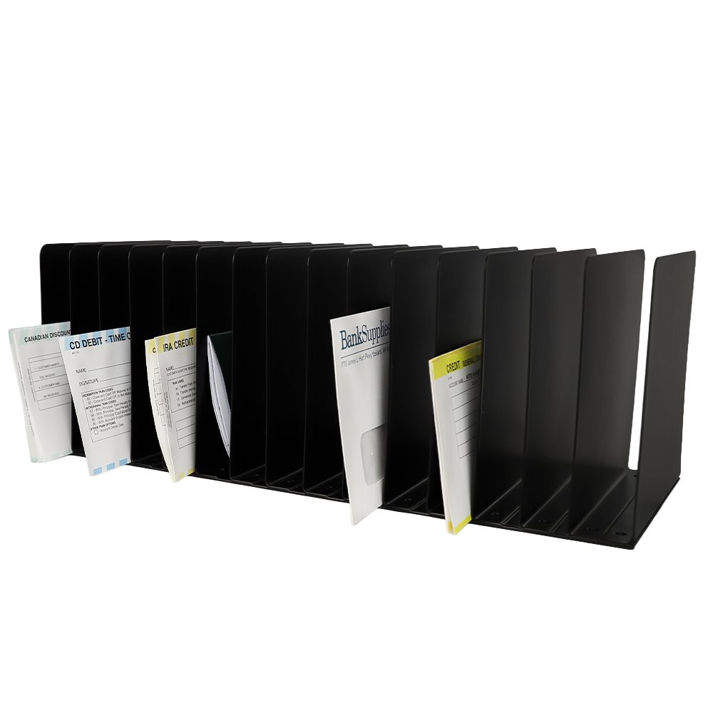 STEELMASTER® Message Rack - 15 Compartment in use