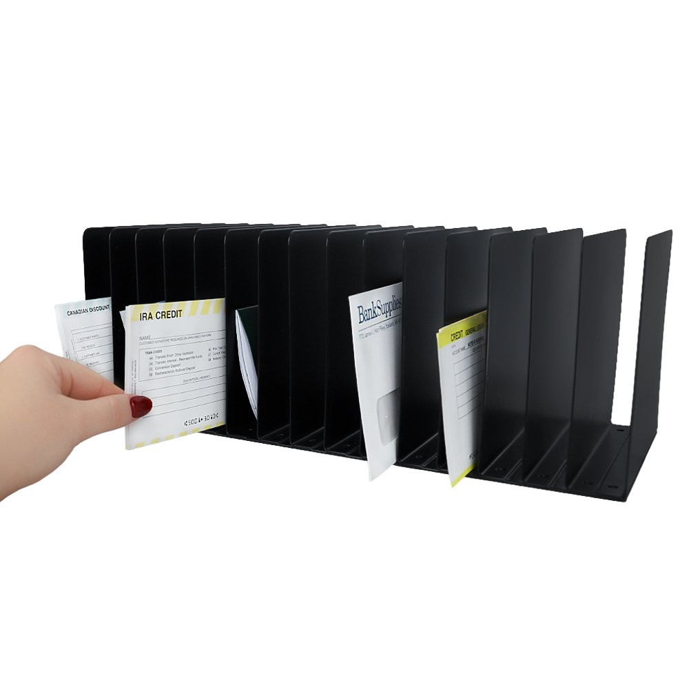 STEELMASTER® Message Rack - 15 Compartment lifestyle