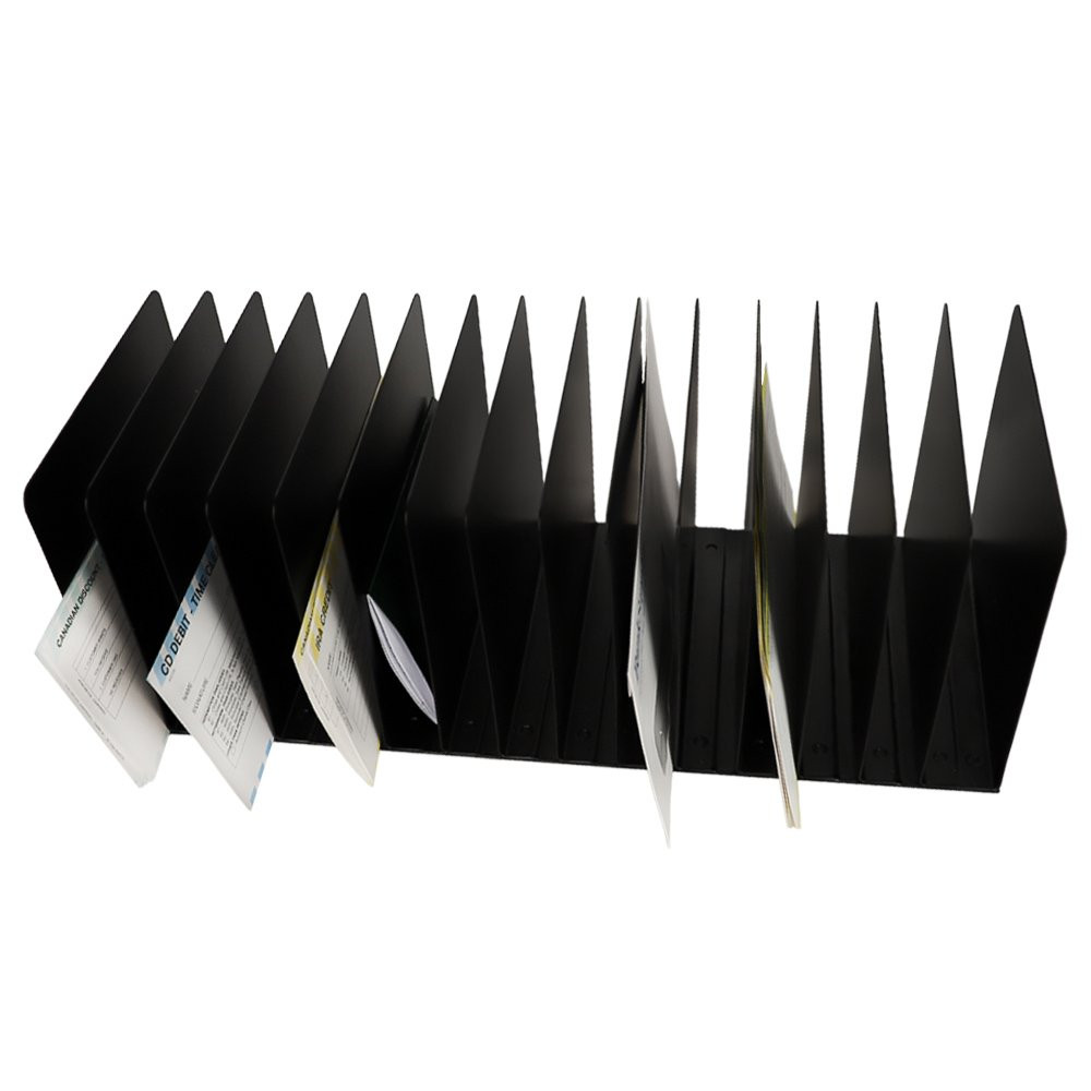 STEELMASTER® Message Rack - 15 Compartment different angle in use