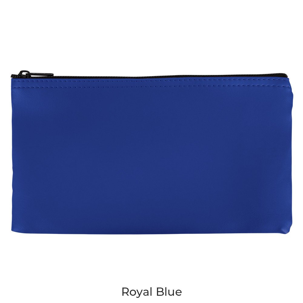 Vinyl Zipper Money Bags - 11W x 6H - Ready-to-Ship