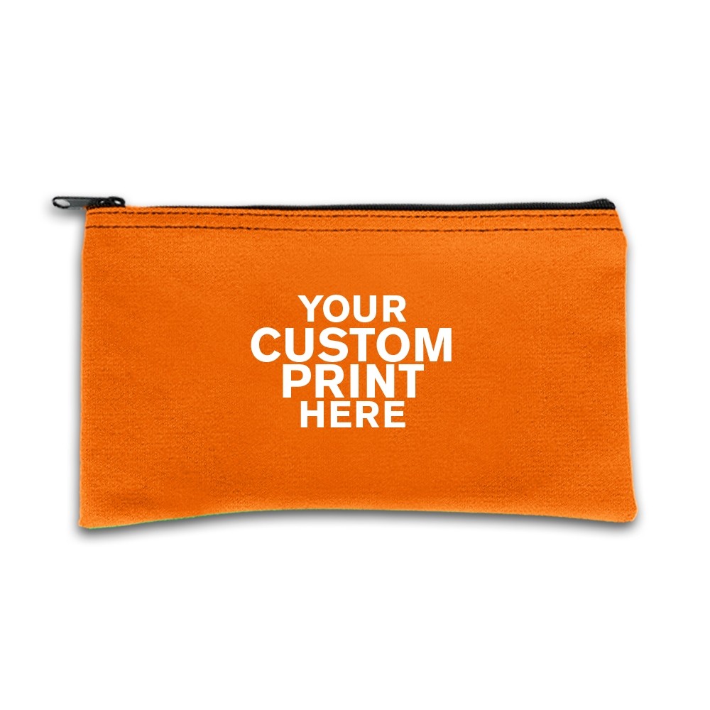 Imprint location for custom logo on zipper bag