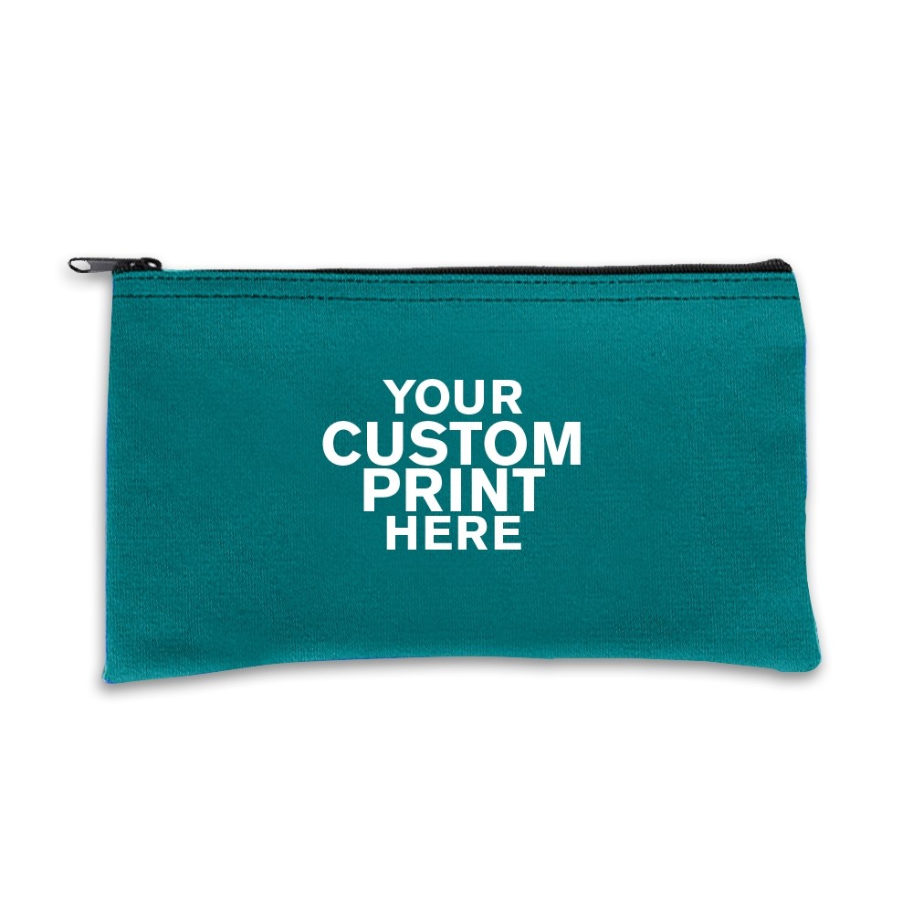 Imprint location for custom logo on zipper bag
