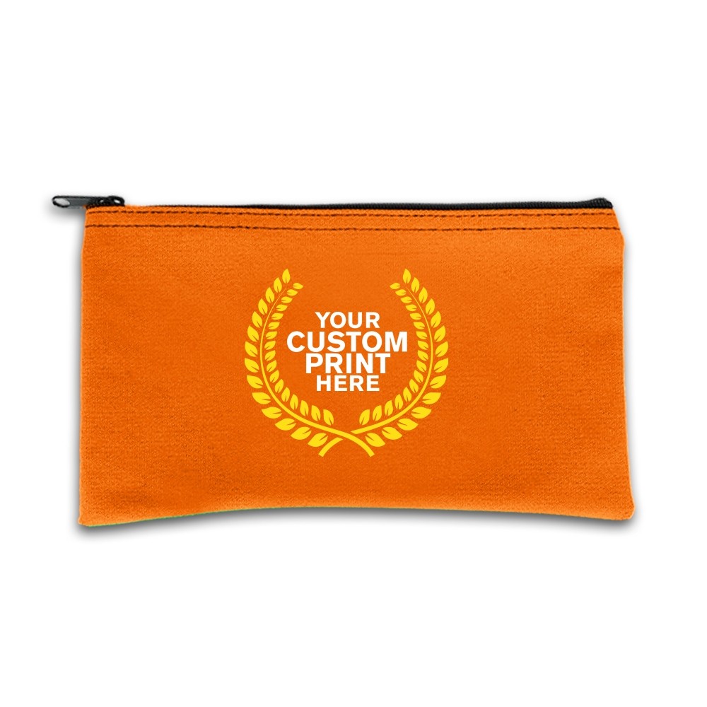 Imprint location for custom logo on zipper bag