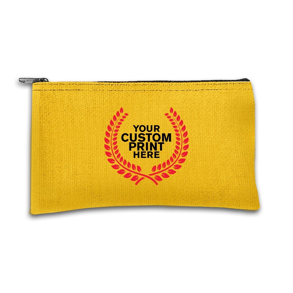 Imprint location for custom logo on zipper bag