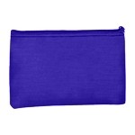 Purple Zipper Bag - 12W x 8H - 14 oz Canvas
