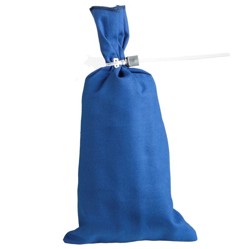 10oz Cotton Canvas Coin Bags - Royal Blue - 12W x 19H