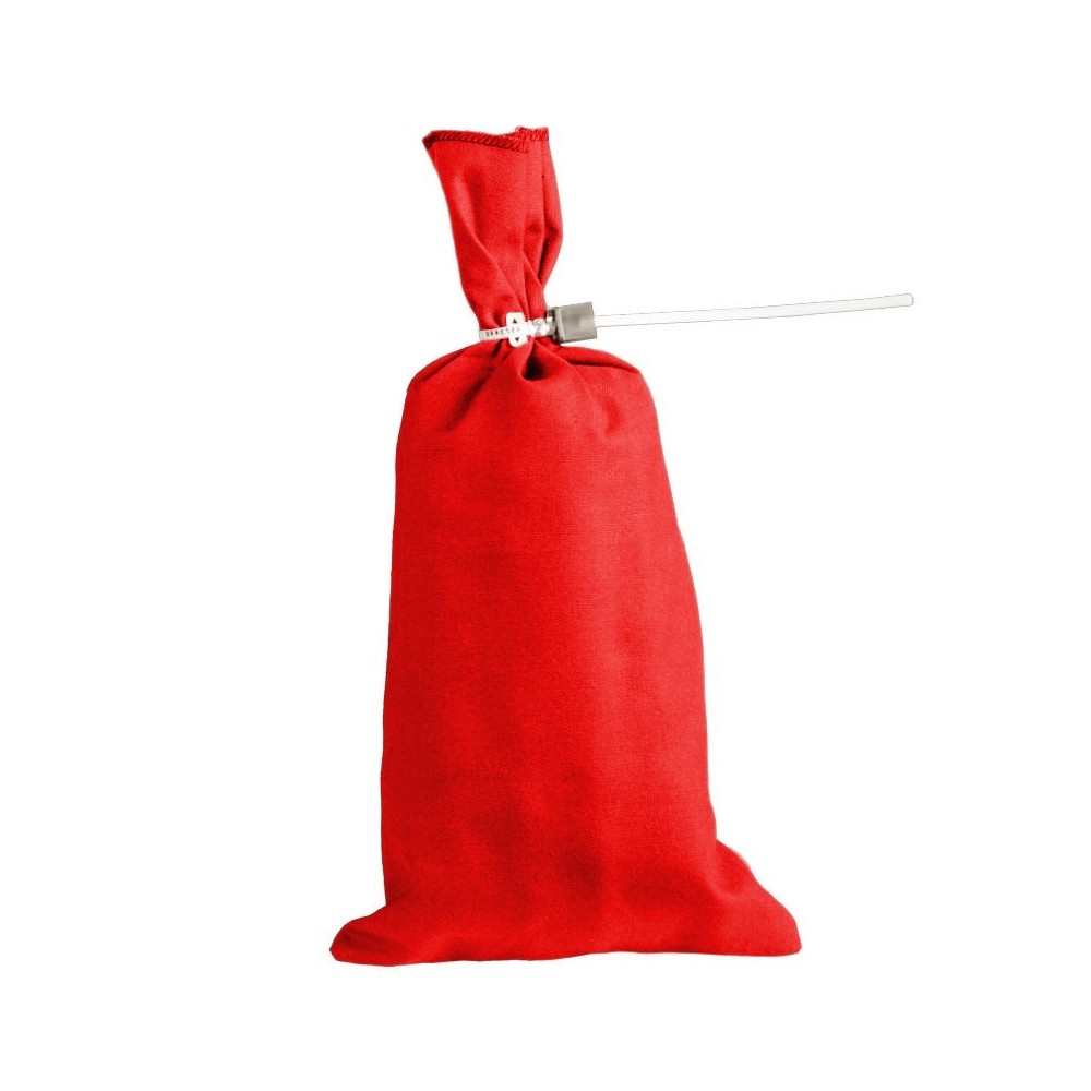 10oz Cotton Canvas Coin Bags - Red - 11W x 17-1/2H