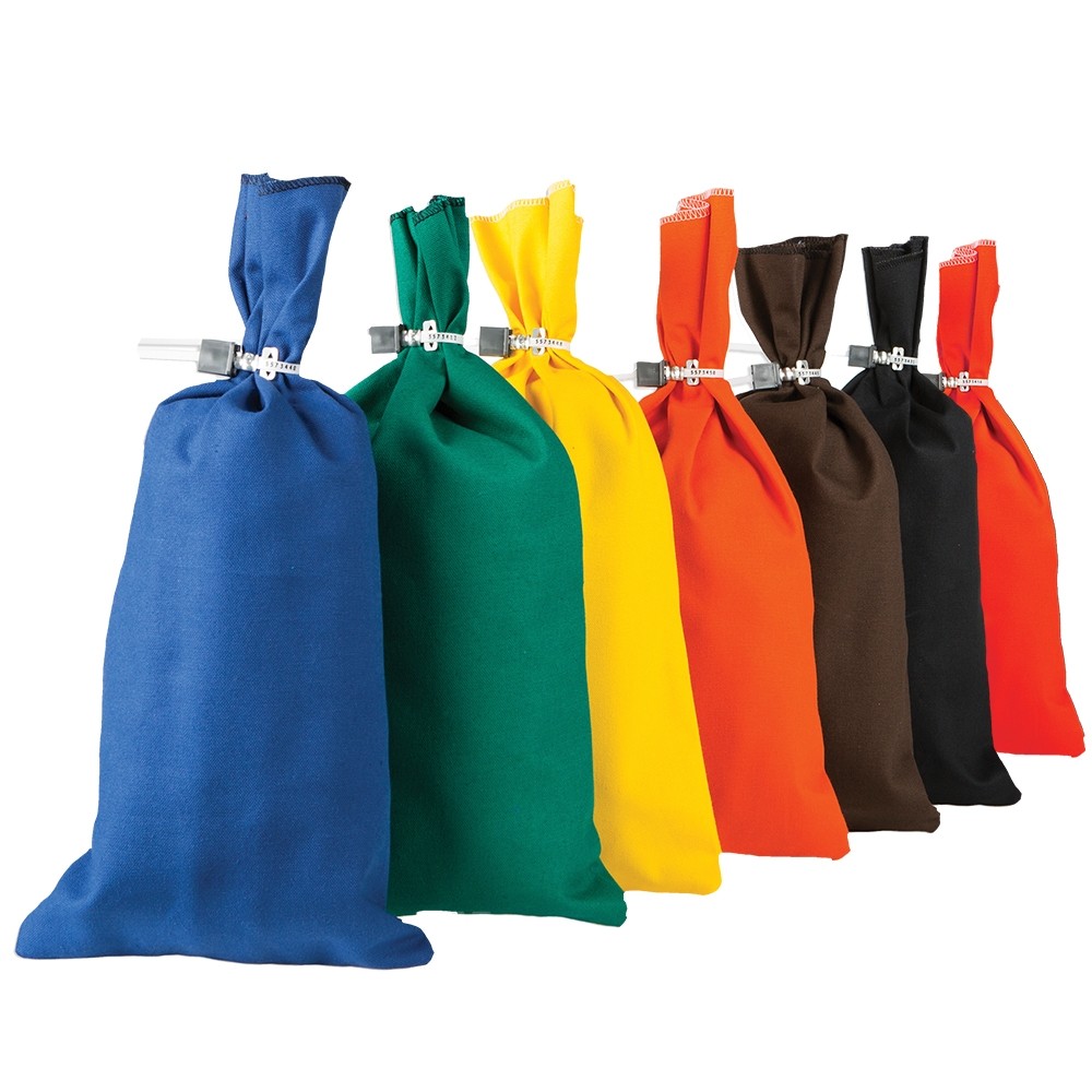 Colored Canvas Coin Bags - 9W x 17-1/2H - Box of 25 - Made-to-Order