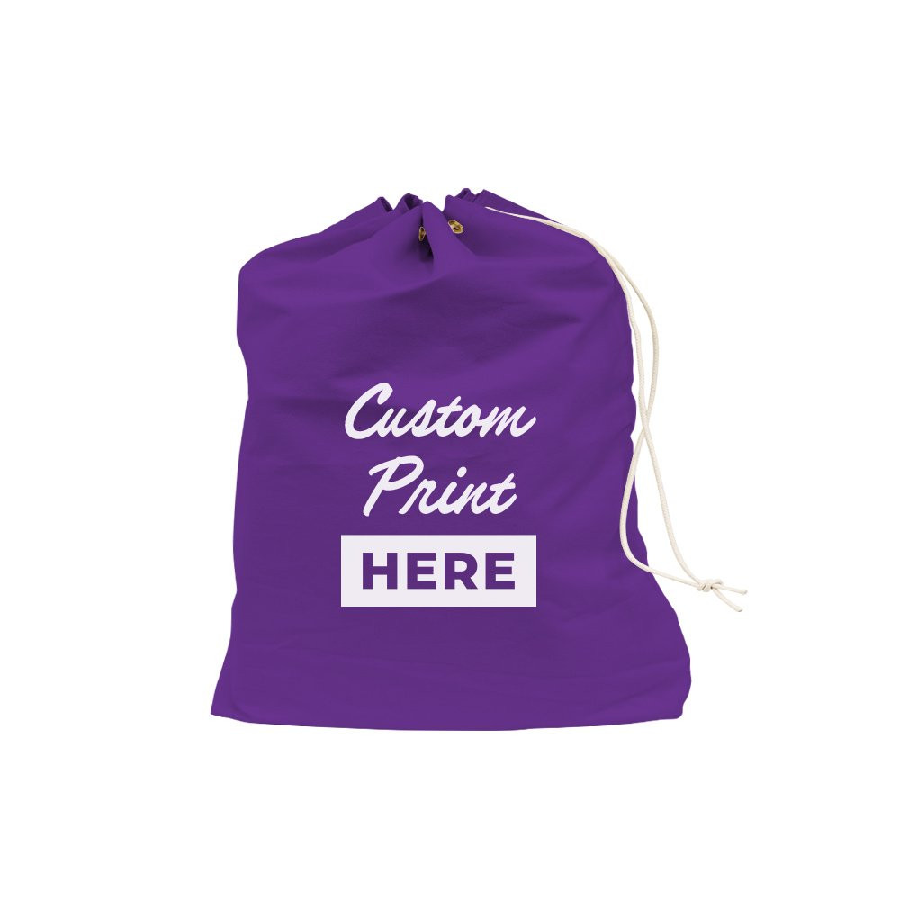 Purple 1000D Nylon Imprinted PO Mail Bag