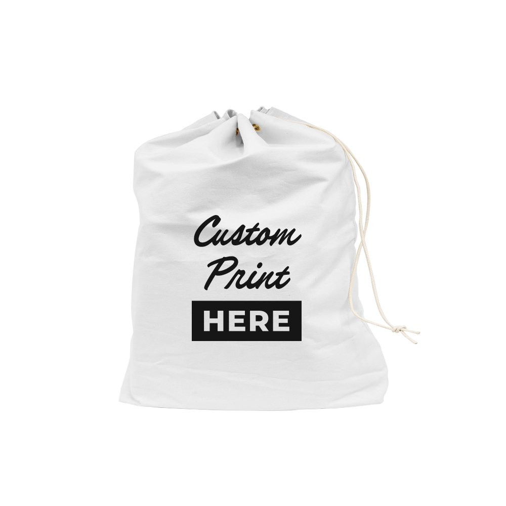 White 1000D Nylon Imprinted PO Mail Bag