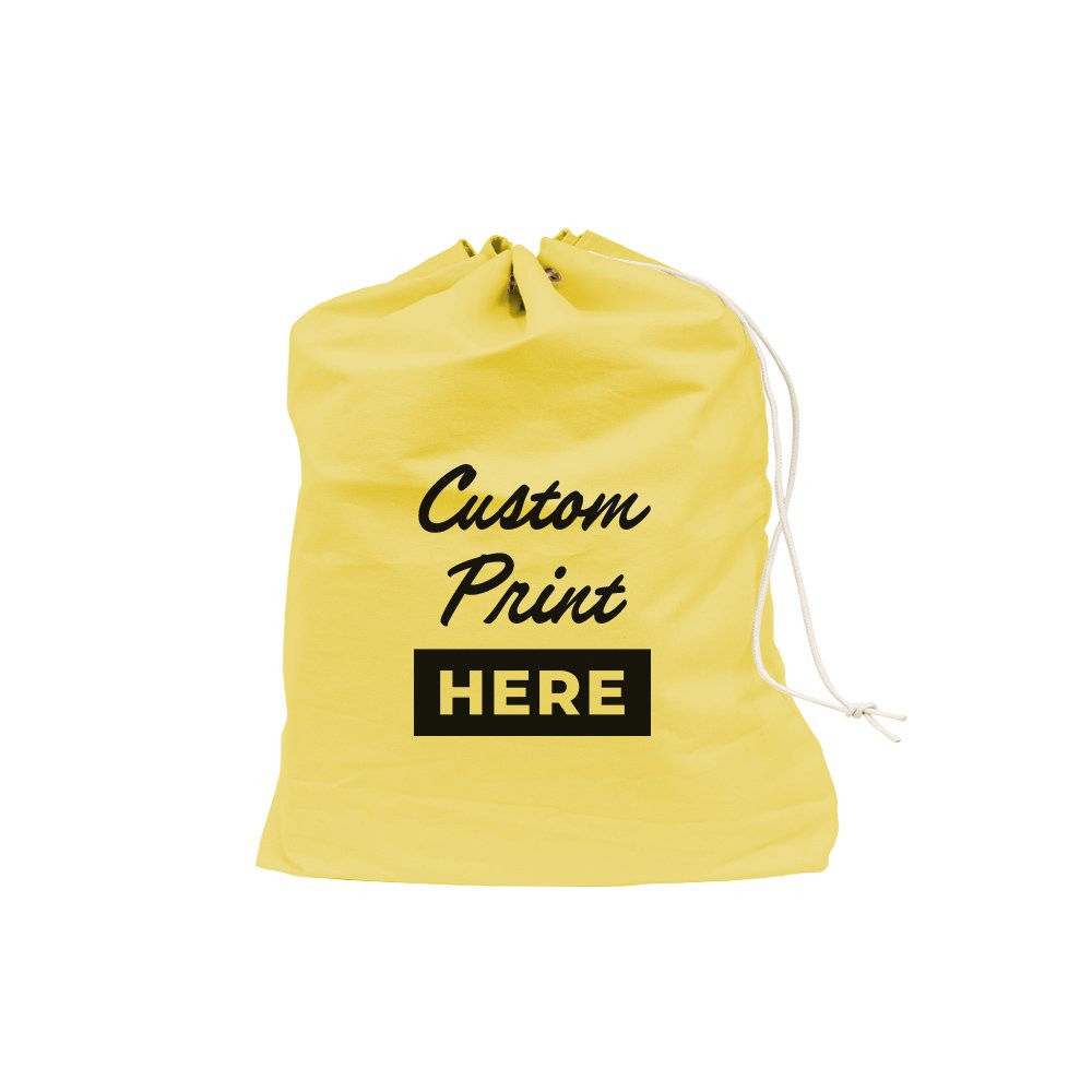 Yellow 1000D Nylon Imprinted PO Mail Bag