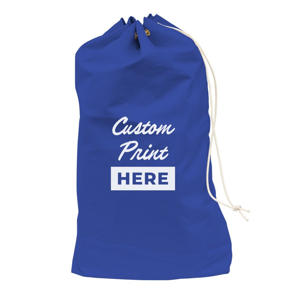 Royal Blue 1000D Nylon Imprinted PO Mail Bag