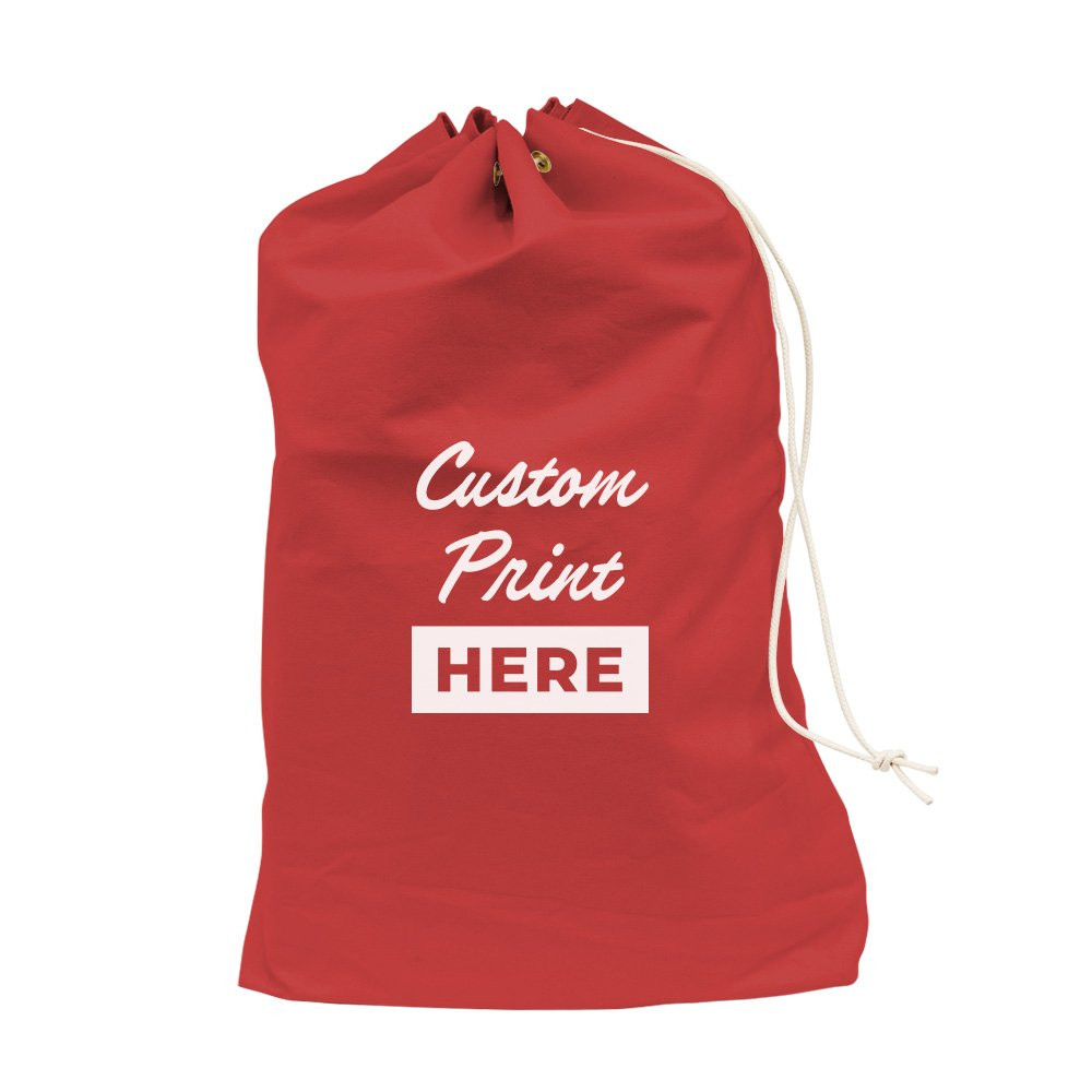 Post Office Mail Bag - 25W x 38H - Imprinted Red
