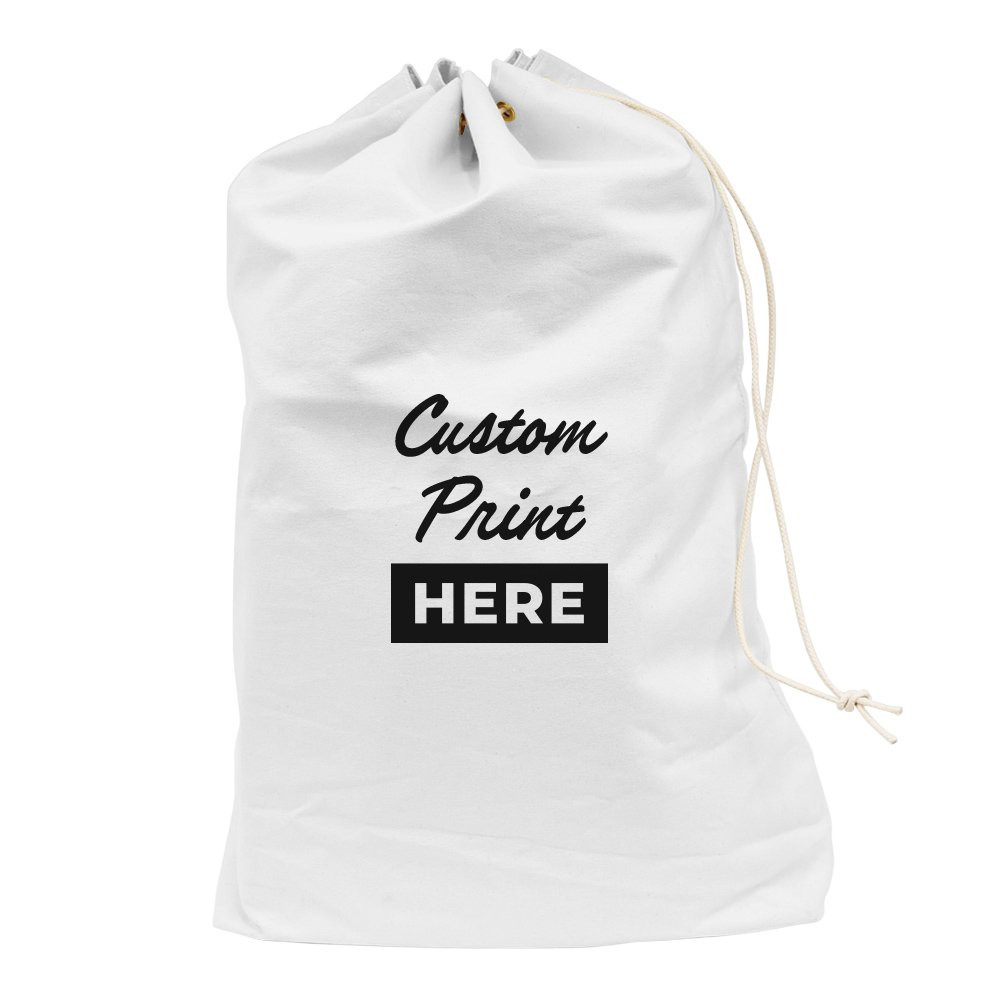 White 1000D Nylon Imprinted PO Mail Bag