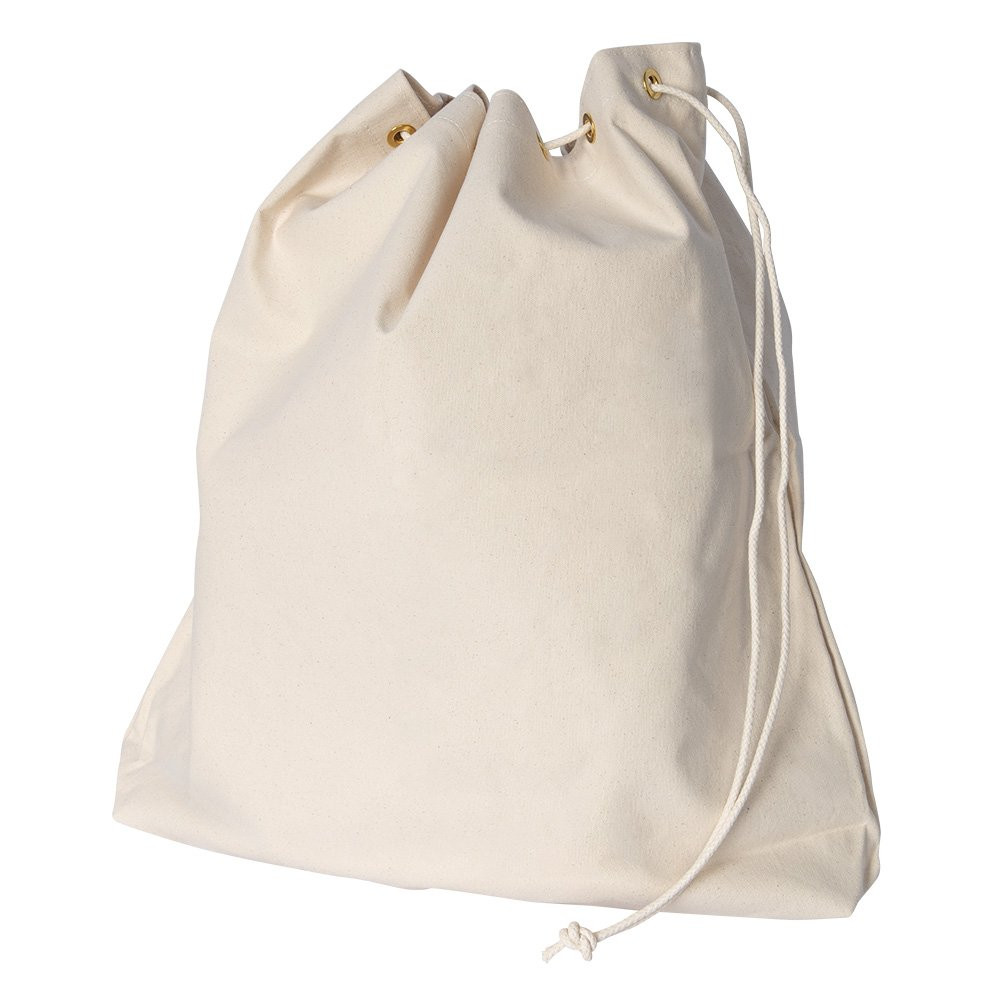 Cinched at the top cotton canvas 14oz post office mail bag - 23x26 - stock bag