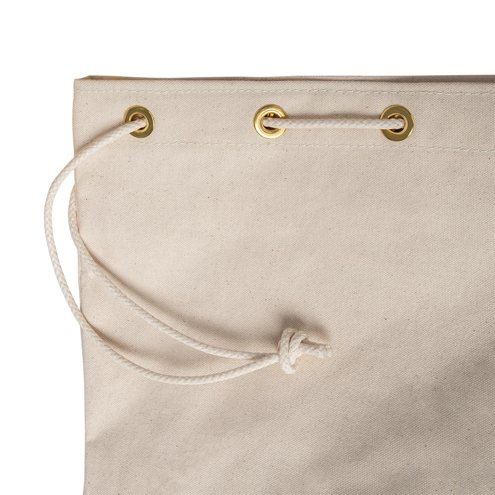 Grommets on cotton canvas 14oz post office mail bag - 23x26 - stock bag