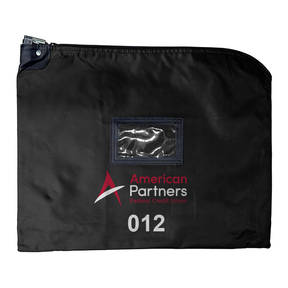 Full-Color Imprinted - 19W x 15H Laminated Nylon Locking Deposit Bags